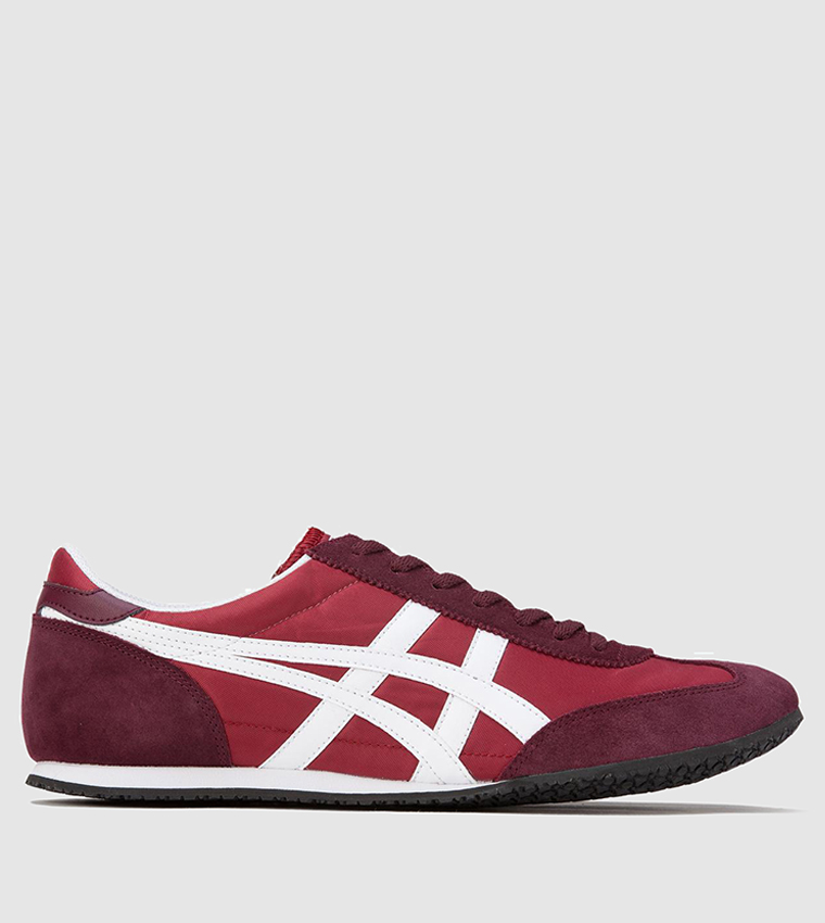 Buy Onitsuka Tiger Machu Racer Low Top Sneaker In Maroon 6thStreet Bahrain