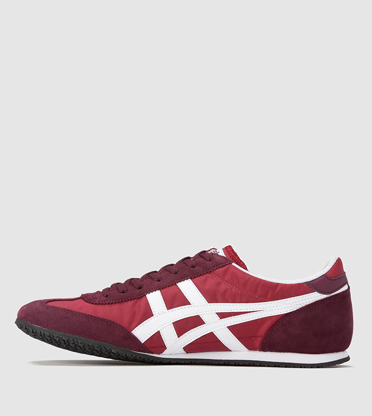 Buy Onitsuka Tiger Machu Racer Low Top Sneaker In Maroon | 6thStreet UAE