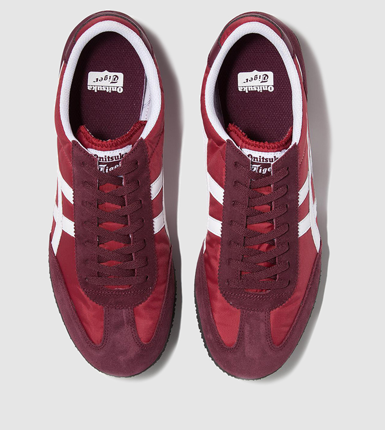 Buy Onitsuka Tiger Machu Racer Low Top Sneaker In Maroon | 6thStreet UAE