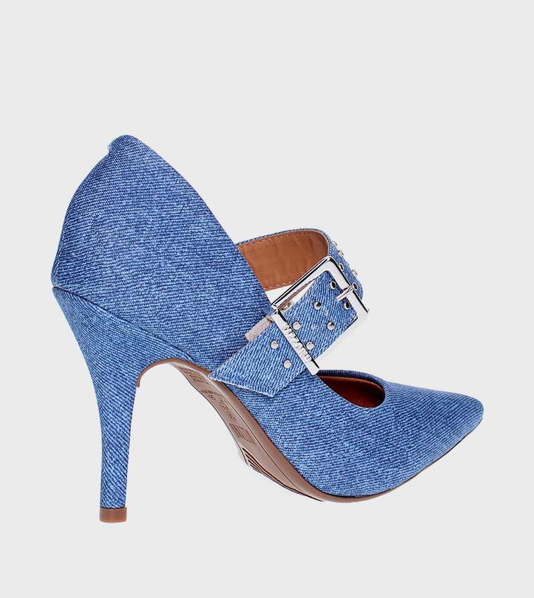 JAM Studded Strap Pumps