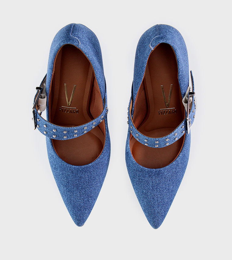 JAM Studded Strap Pumps