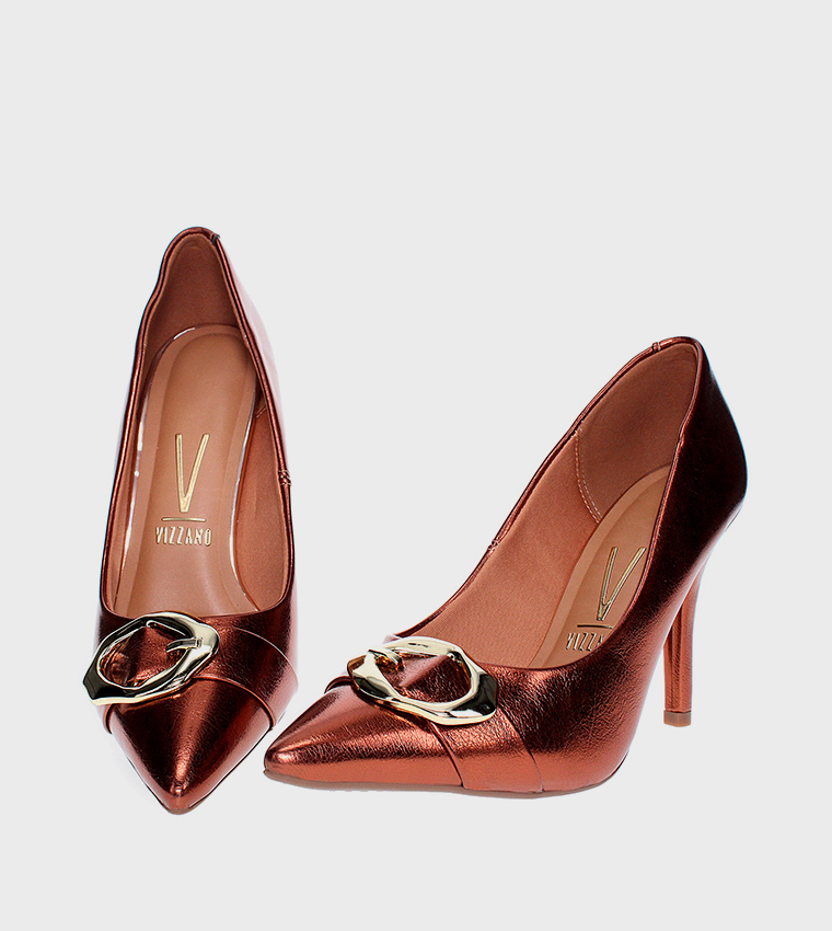 JAMARIA Buckle Detail Pumps