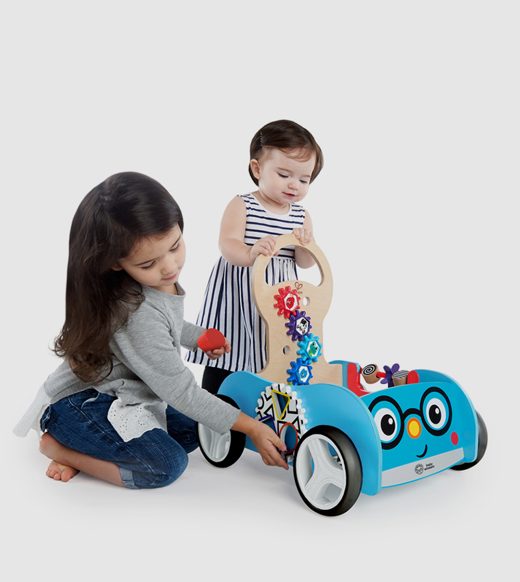 Discovery Buggy Wooden Activity Walker & Wagon