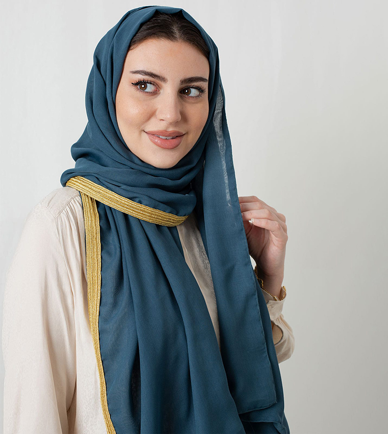 Solid Meshlah Tarha Hijab