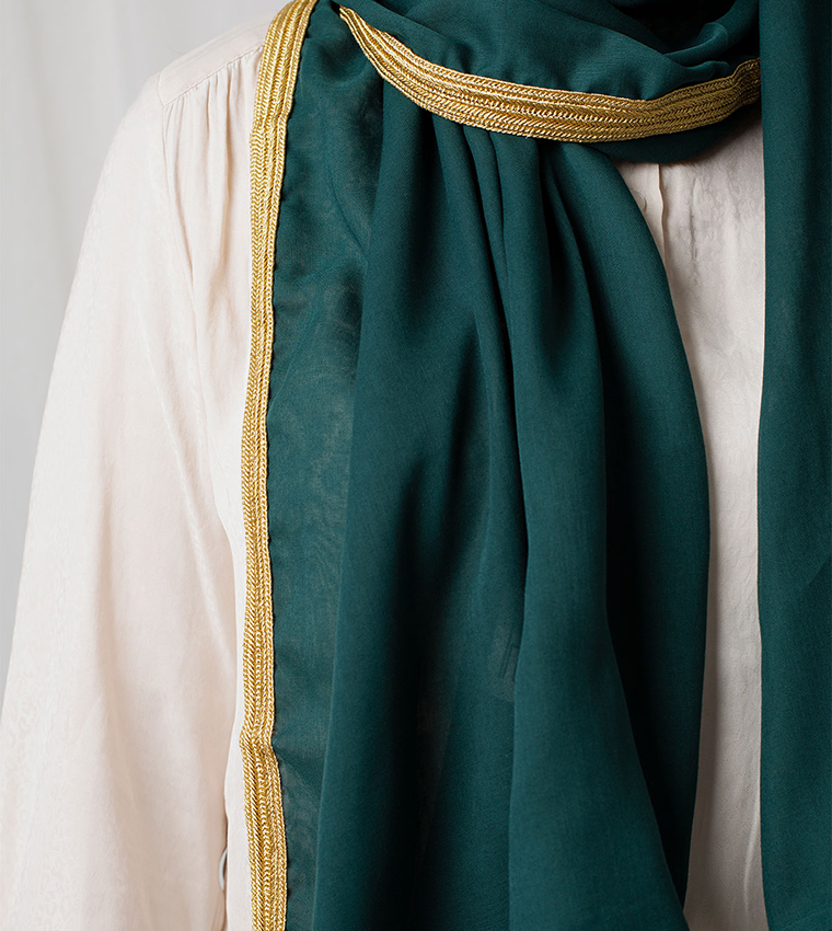 Lace Hem Meshlah Tarha Hijab