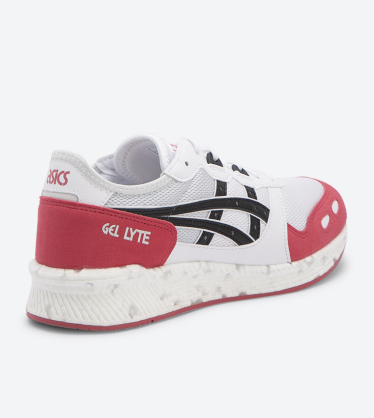 Buy Asics Tiger Hypergel Lyte Lace Up Sneakers White 1191A017 In Red 6thStreet Kuwait