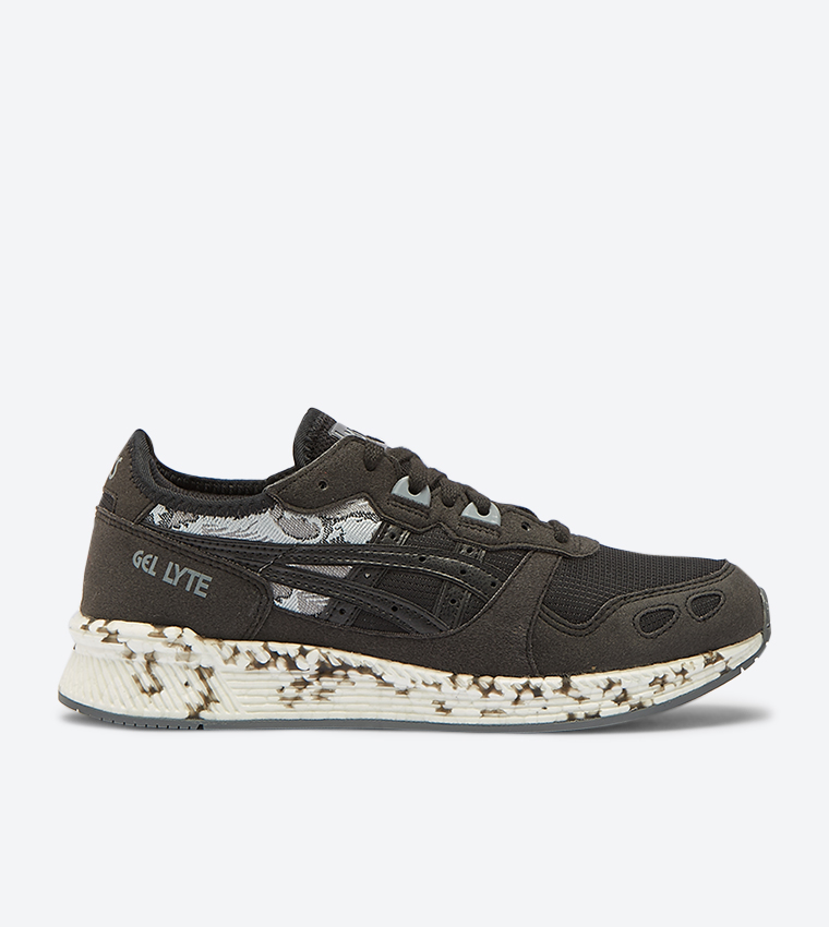 Buy Asics Tiger Hyper Gel Lyte Lace Up Closure Sneakers Black