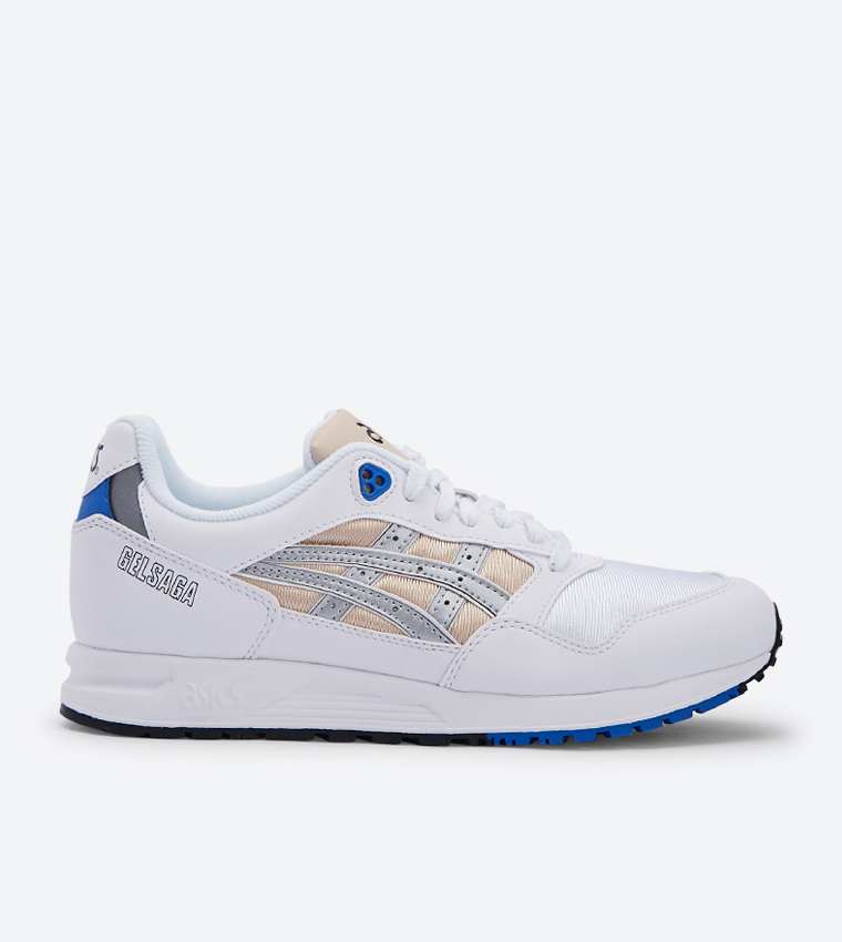 Buy Asics Tiger Gel Saga Low Ankle Lace Up Sneakers White 1192A101 1192A101 In White 6thStreet Oman