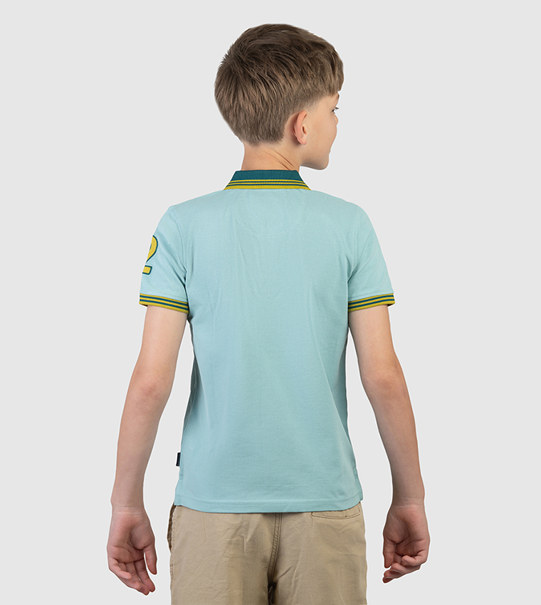 Printed Short Sleeves Polo T-Shirt