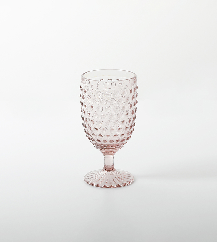 Handmade Chauncey Goblet - Pink 