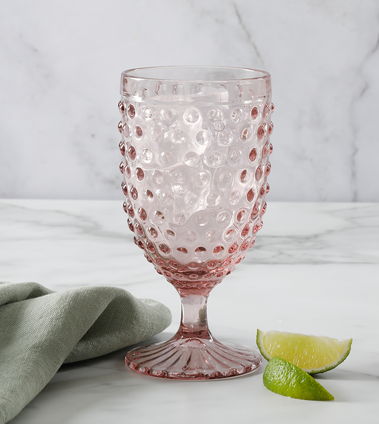 Handmade Chauncey Goblet - Pink 