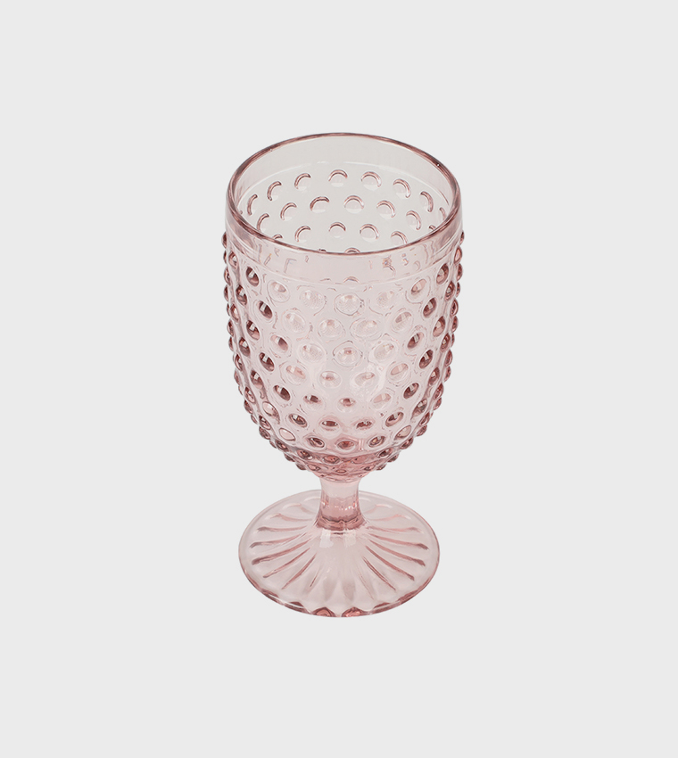Handmade Chauncey Goblet - Pink 