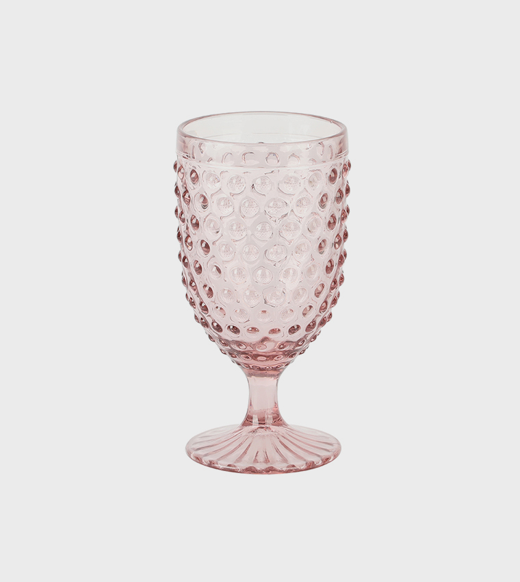 Handmade Chauncey Goblet - Pink 