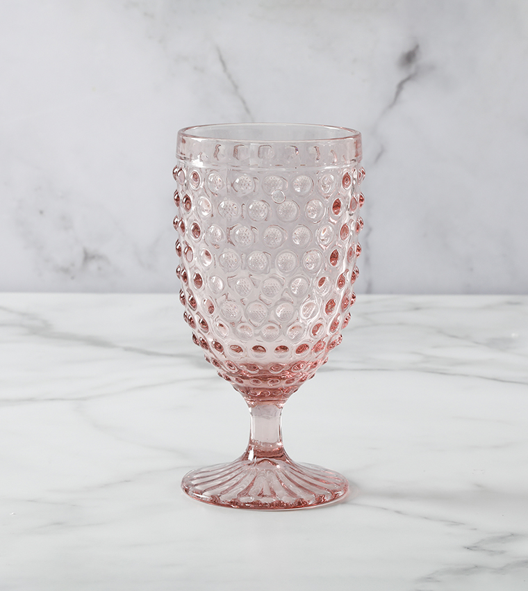Handmade Chauncey Goblet - Pink 