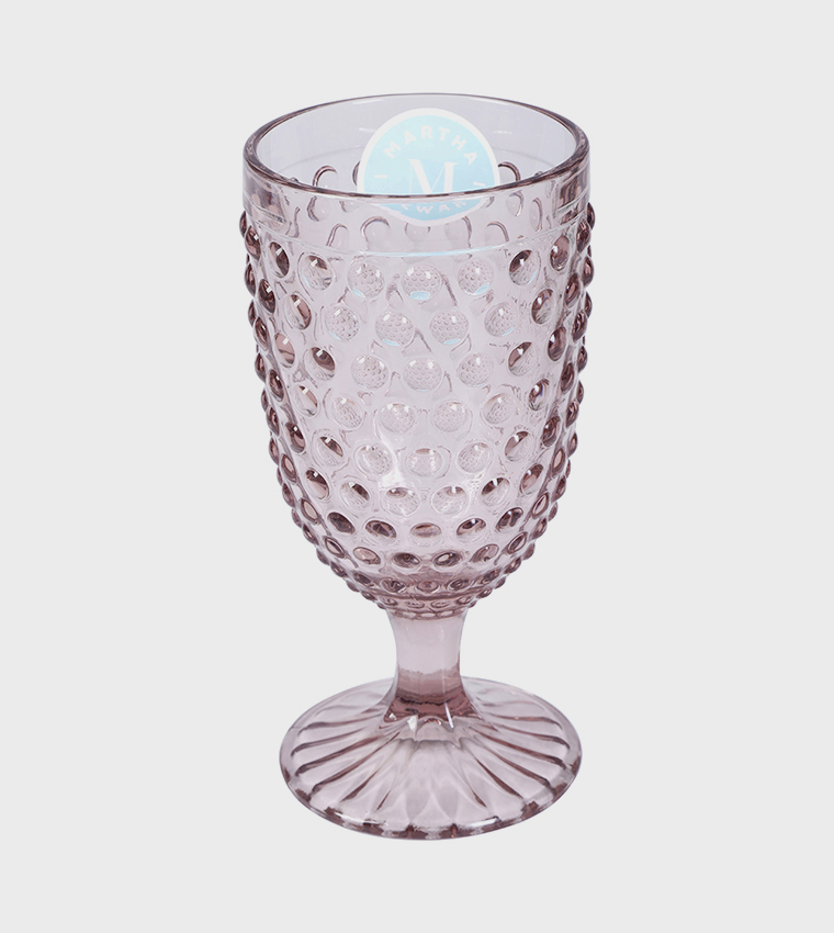 Handmade Chauncey Goblet - Pink 