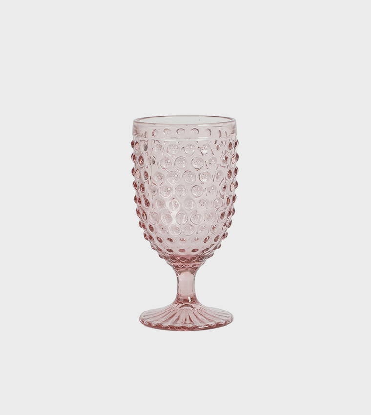 Handmade Chauncey Goblet - Pink 