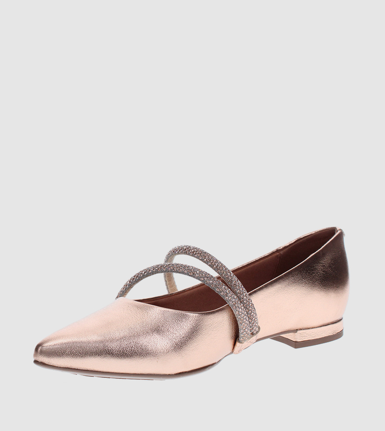 LAILA Embellished Ballerinas