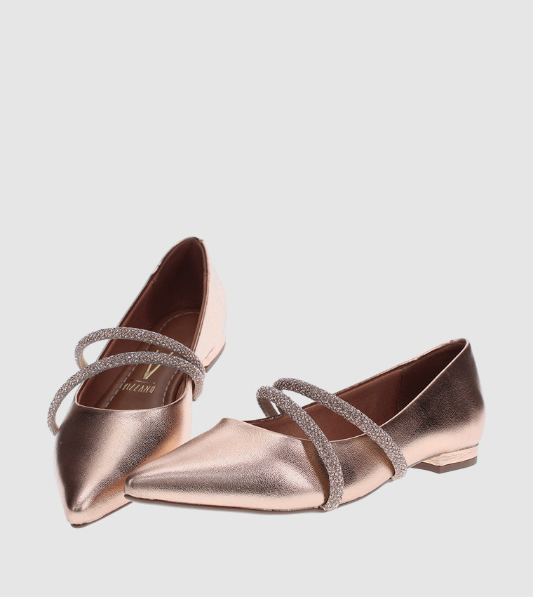 LAILA Embellished Ballerinas