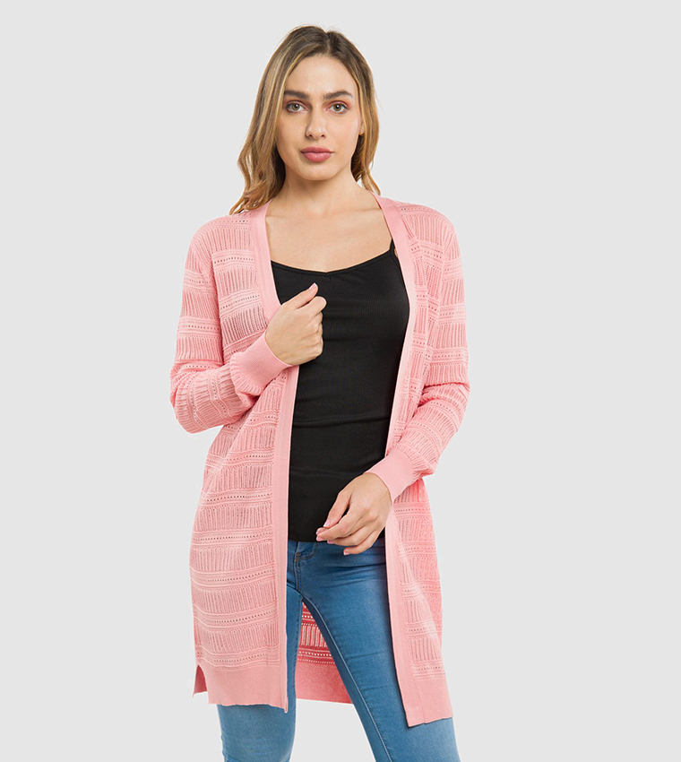 Dusty pink cardigan outlet