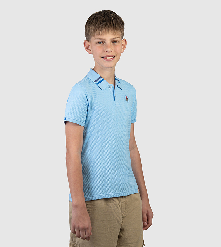 Logo Embroidered Short Sleeves Polo T-Shirt