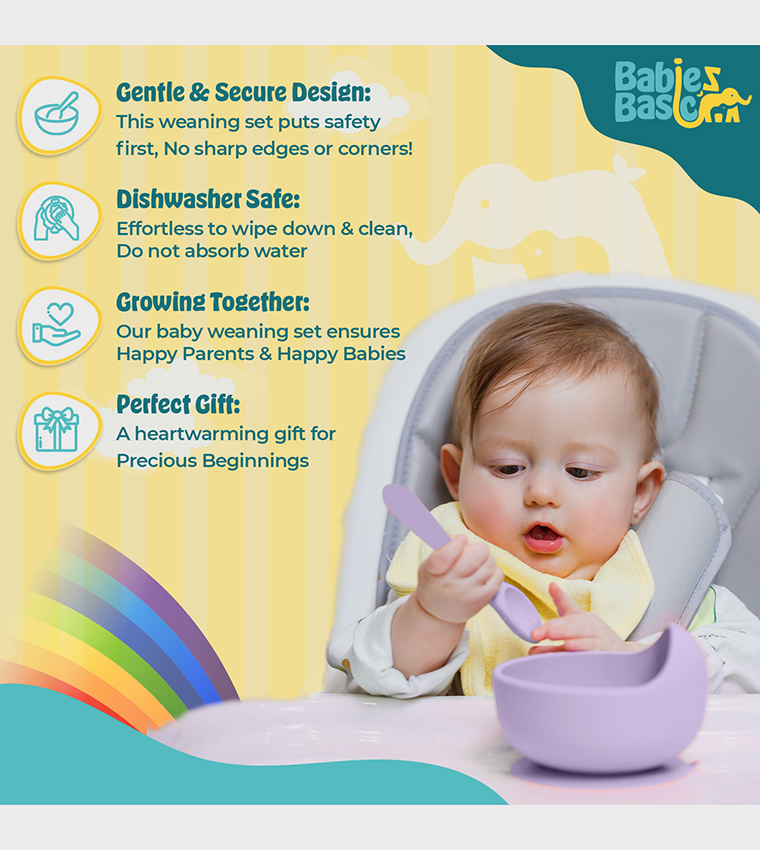 6-Piece Silicone Self Feeding Set