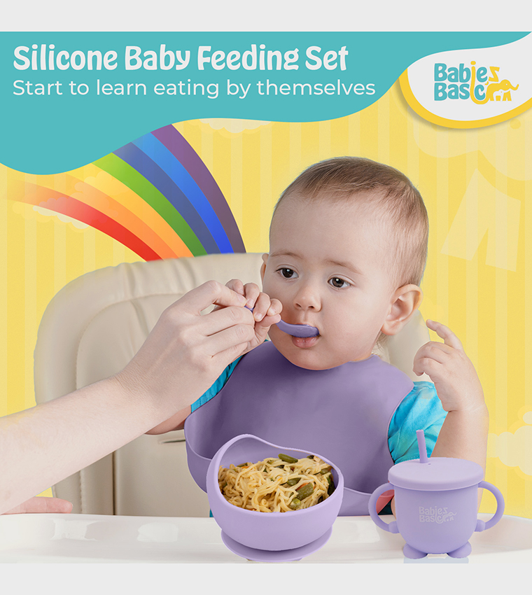 6-Piece Silicone Self Feeding Set
