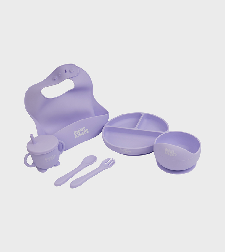 6-Piece Silicone Self Feeding Set