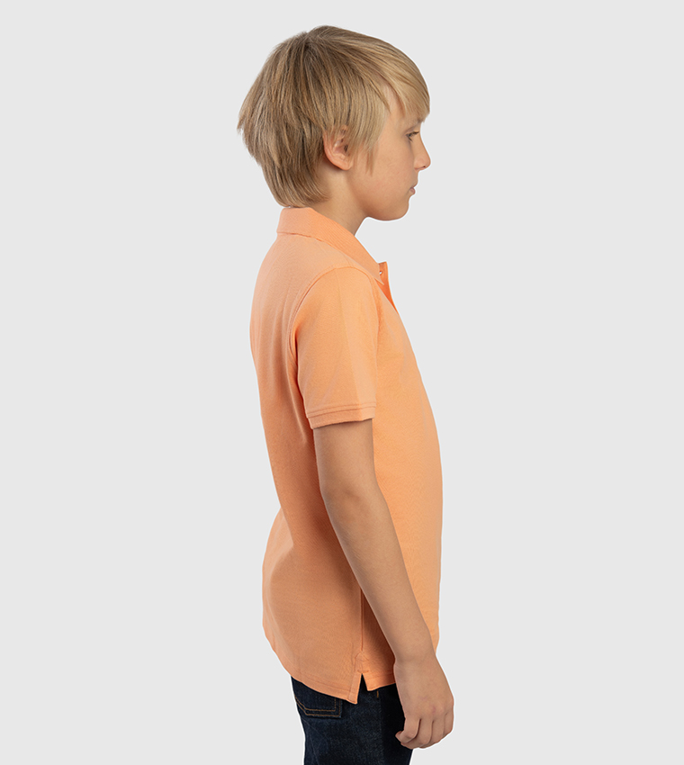 Logo Embroidered Short Sleeves Polo T-Shirt