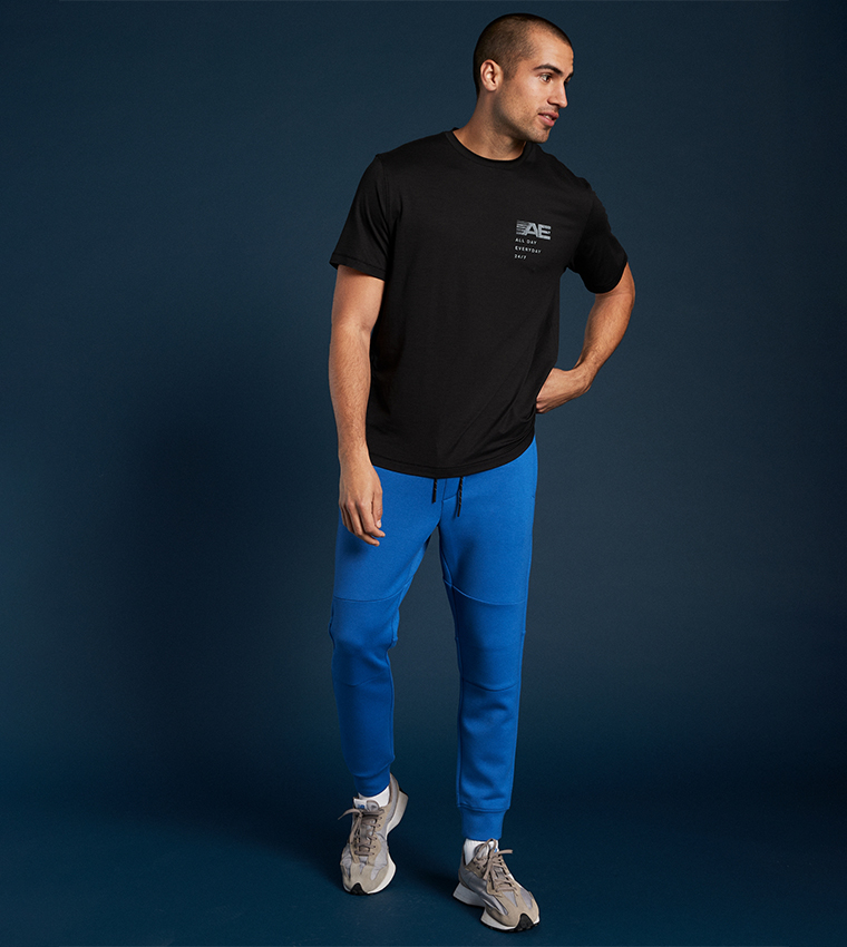Drawstring Waist Fleece Joggers