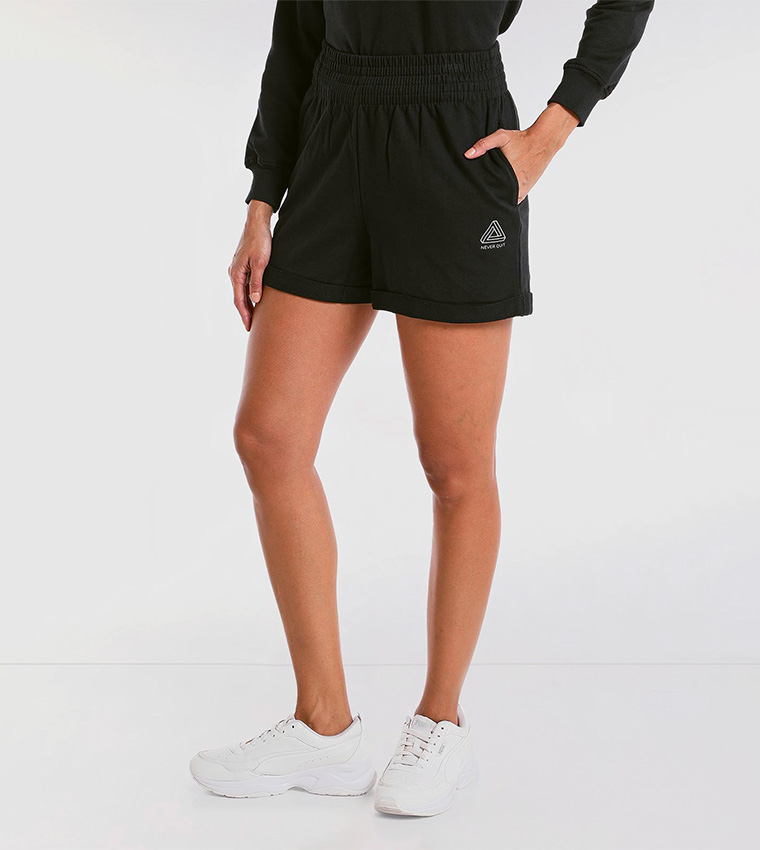 Solid Slim Fit Shorts