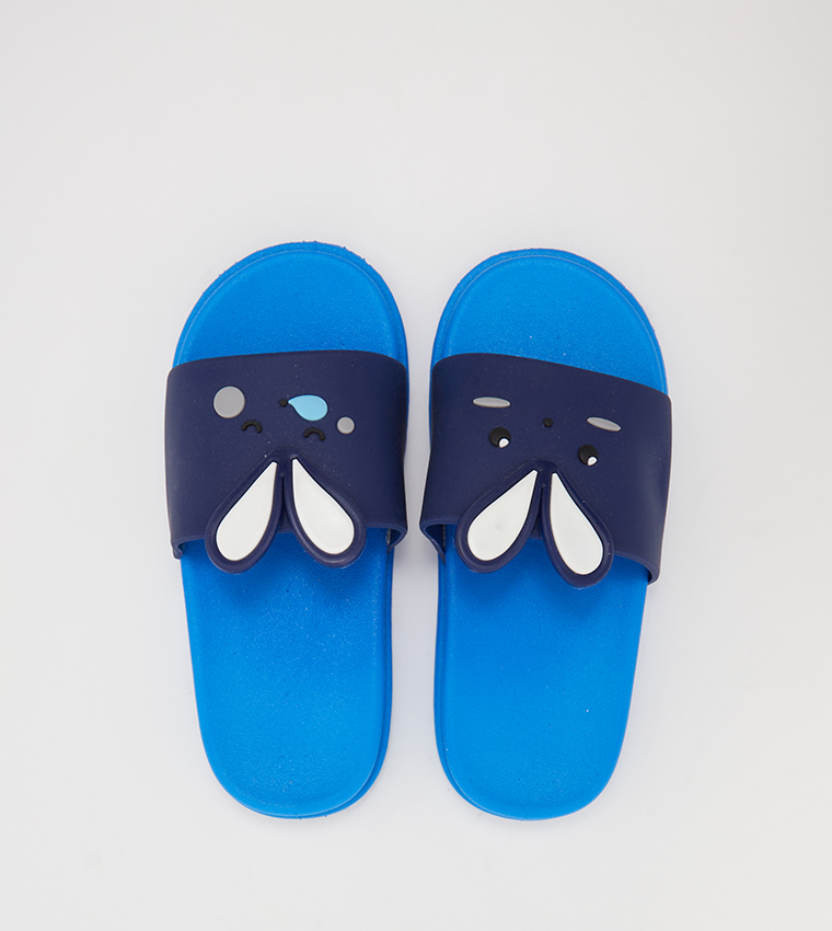 Kid's Moulded Open Toe Slides