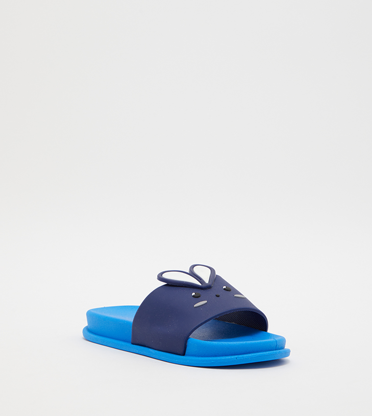 Kid's Moulded Open Toe Slides