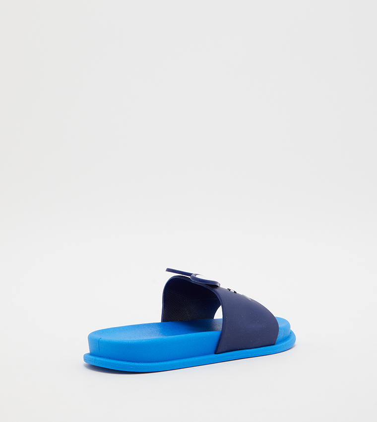 Kid's Moulded Open Toe Slides