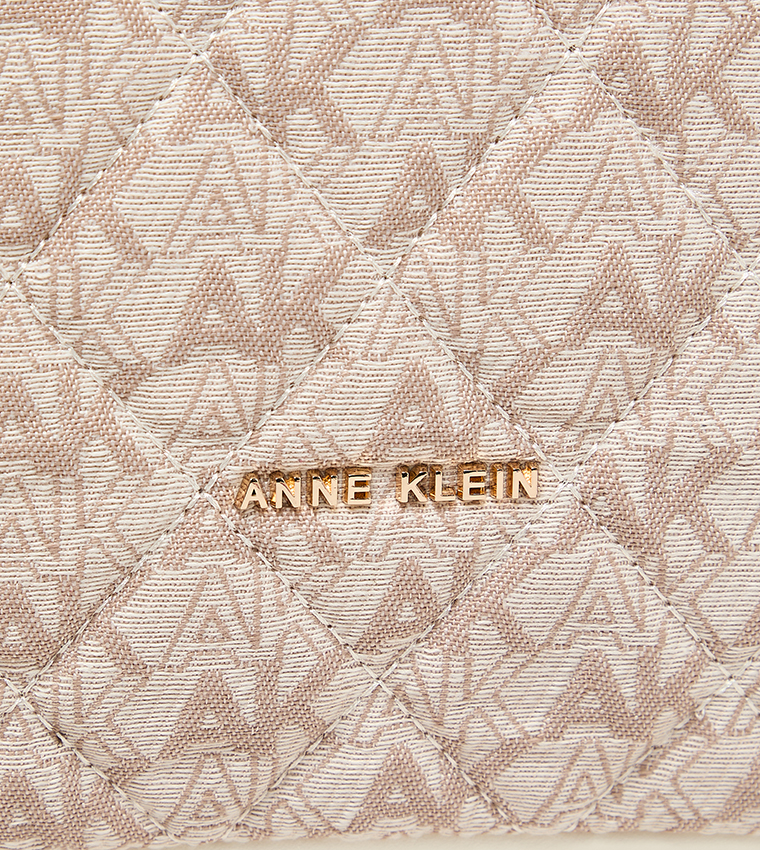 Monogram Patterned PU Shoulder Bag