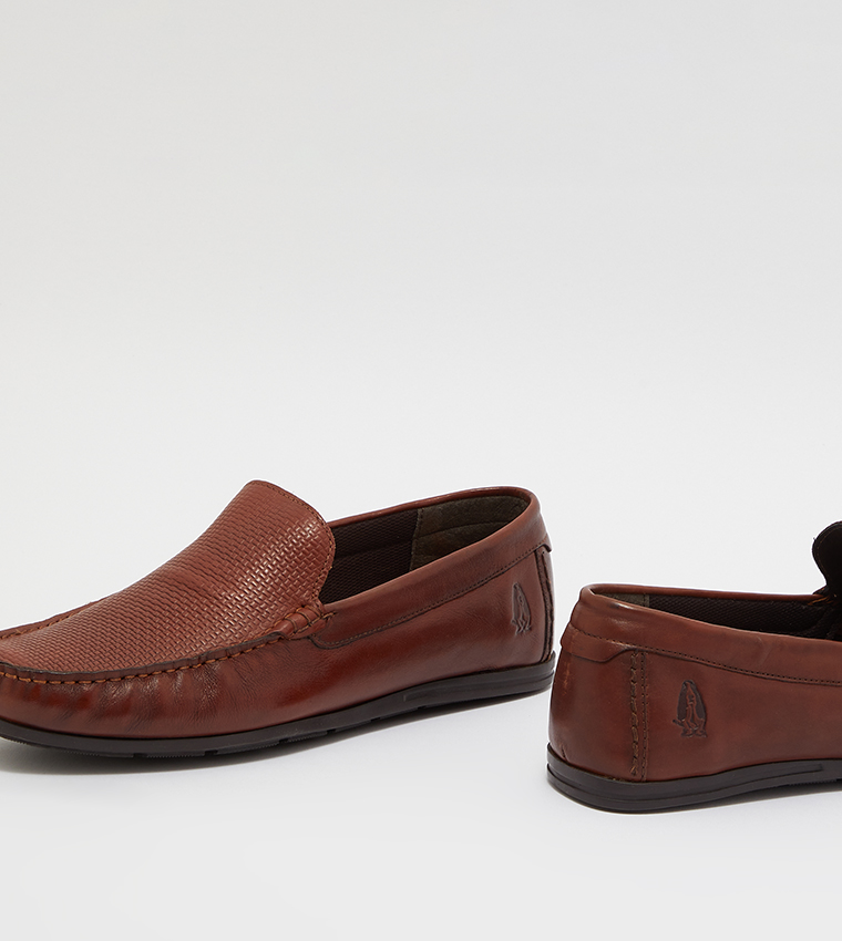 Buy Hush Puppies Mocc Toe Slip On Loafers In Tan Thstreet Qatar