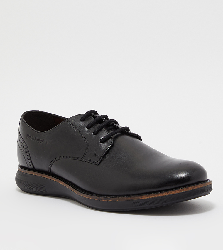 Hush Puppies - Ezra Plain Toe Lace Boys/Men's Shoe