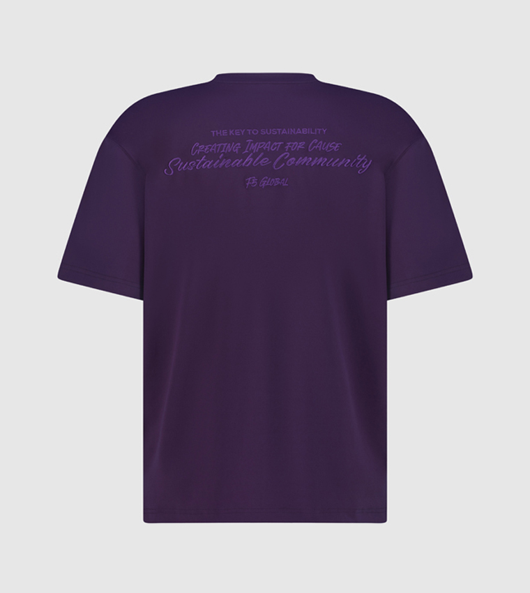 Printed Oversized Active T-Shirt