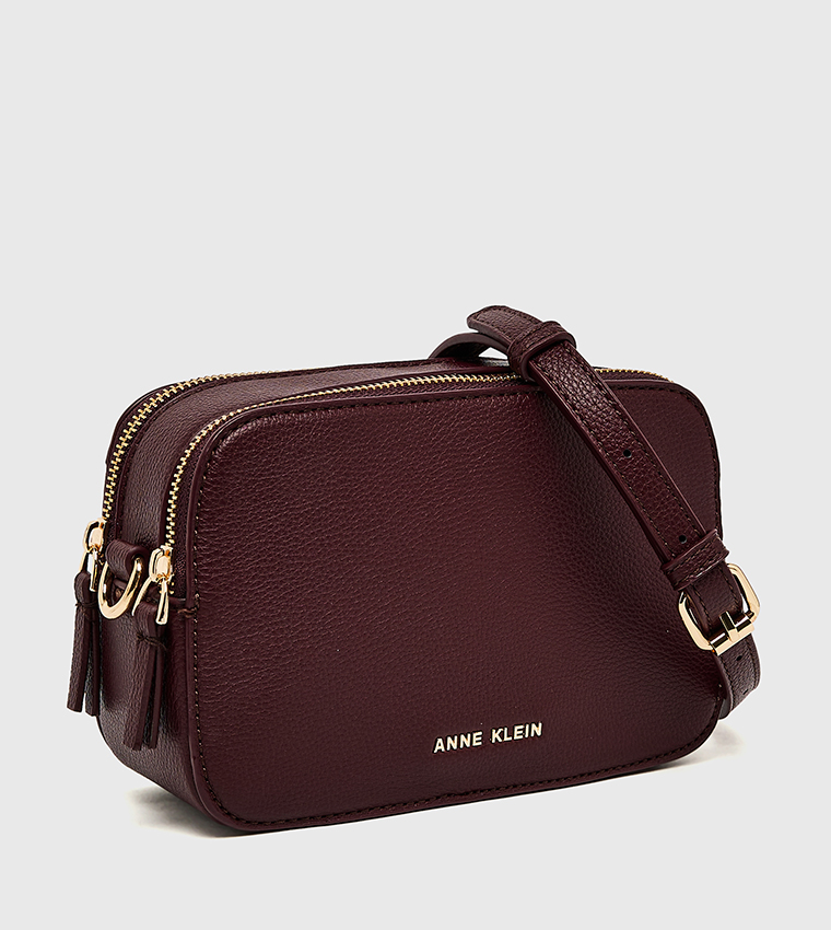 Textured Zippered Camera Bag