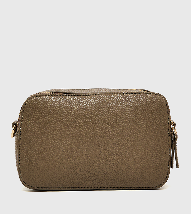 Textured Zippered Camera Bag