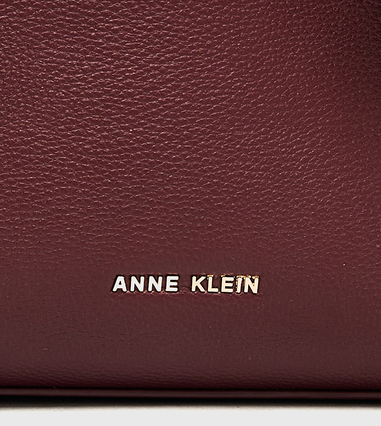 Textured Zippered Satchel Bag