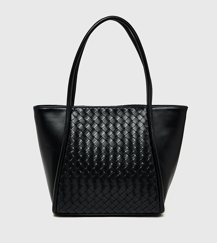 Basket Weave Shoulder Bag