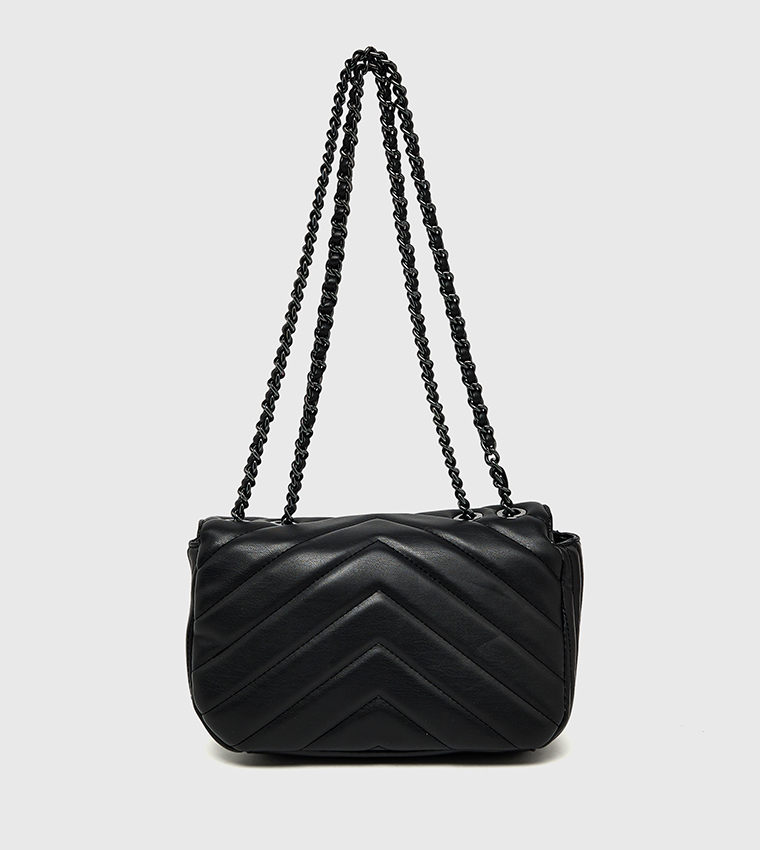 Logo Detail Puffer Convertible Crossbody Bag