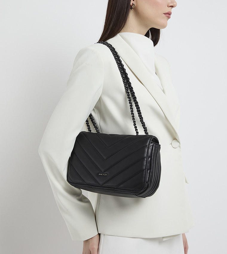 Logo Detail Puffer Convertible Crossbody Bag
