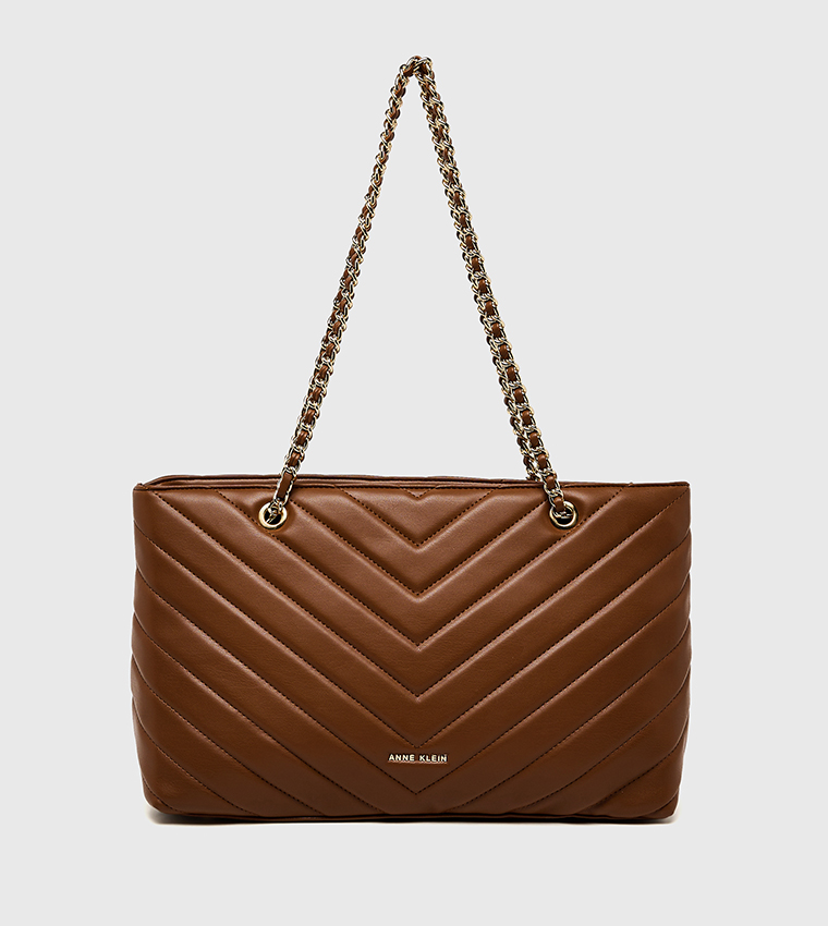 Logo Detail Puffer Convertible Shoulder Bag