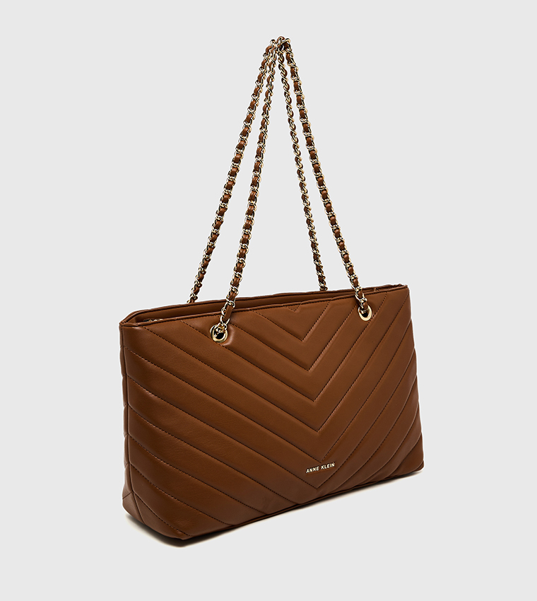 Logo Detail Puffer Convertible Shoulder Bag