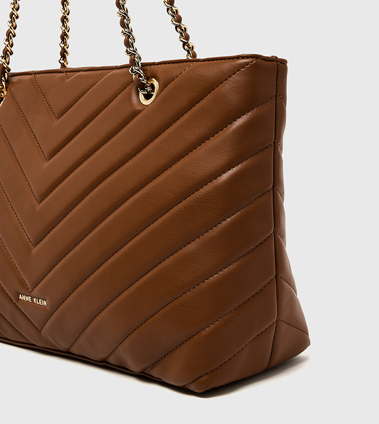 Logo Detail Puffer Convertible Shoulder Bag