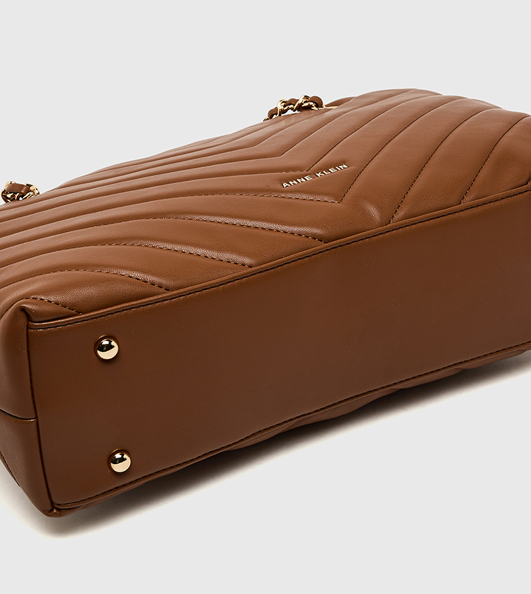 Logo Detail Puffer Convertible Shoulder Bag