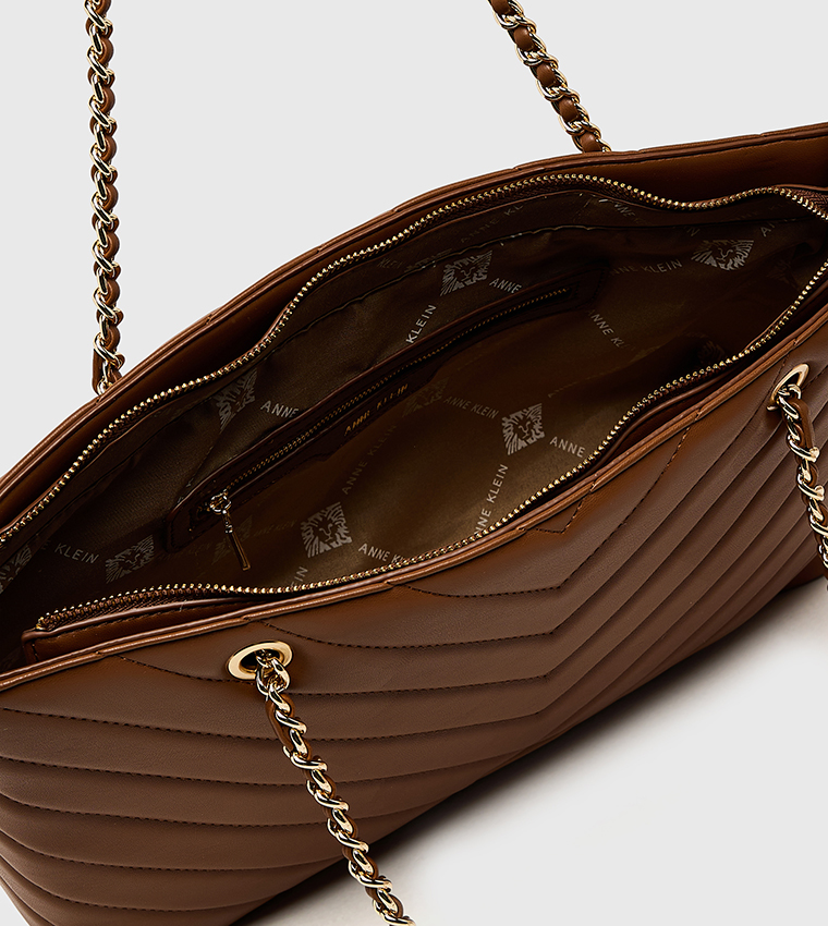 Logo Detail Puffer Convertible Shoulder Bag