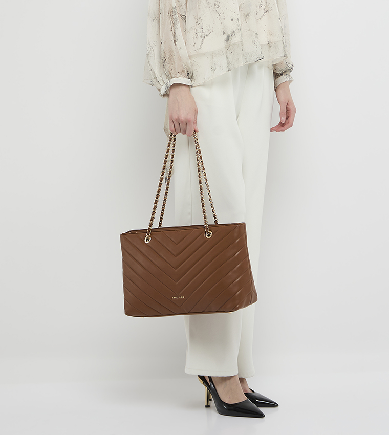 Logo Detail Puffer Convertible Shoulder Bag