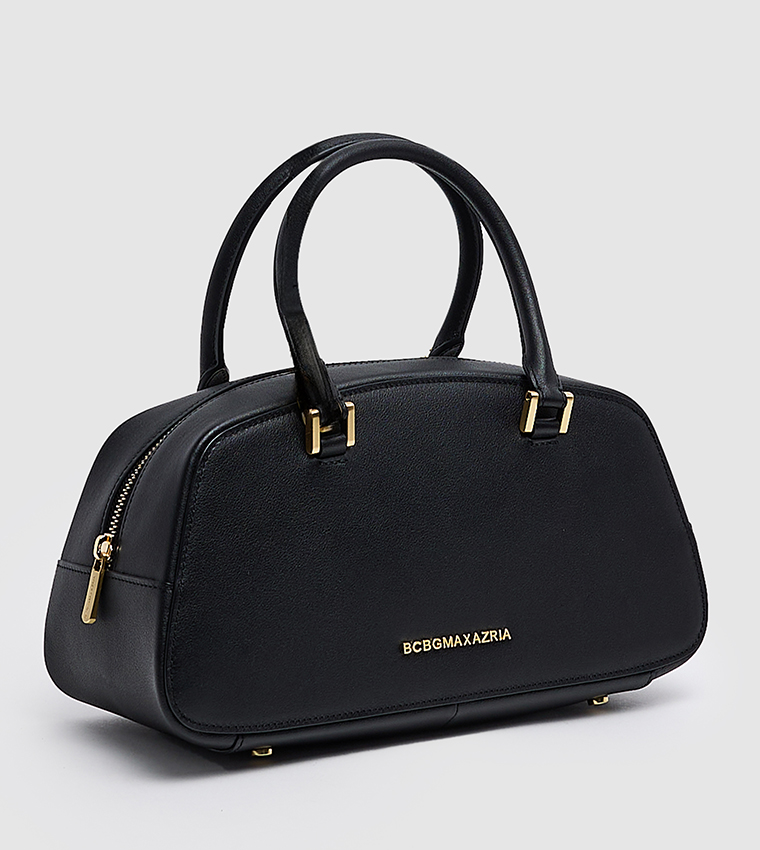 Genuine Leather Mini Satchel Bag